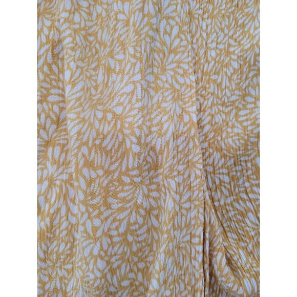 O'Neill Women's Yellow Open Front‎ Slit Wide Leg Pants size Small #13 - Picture 5 of 6